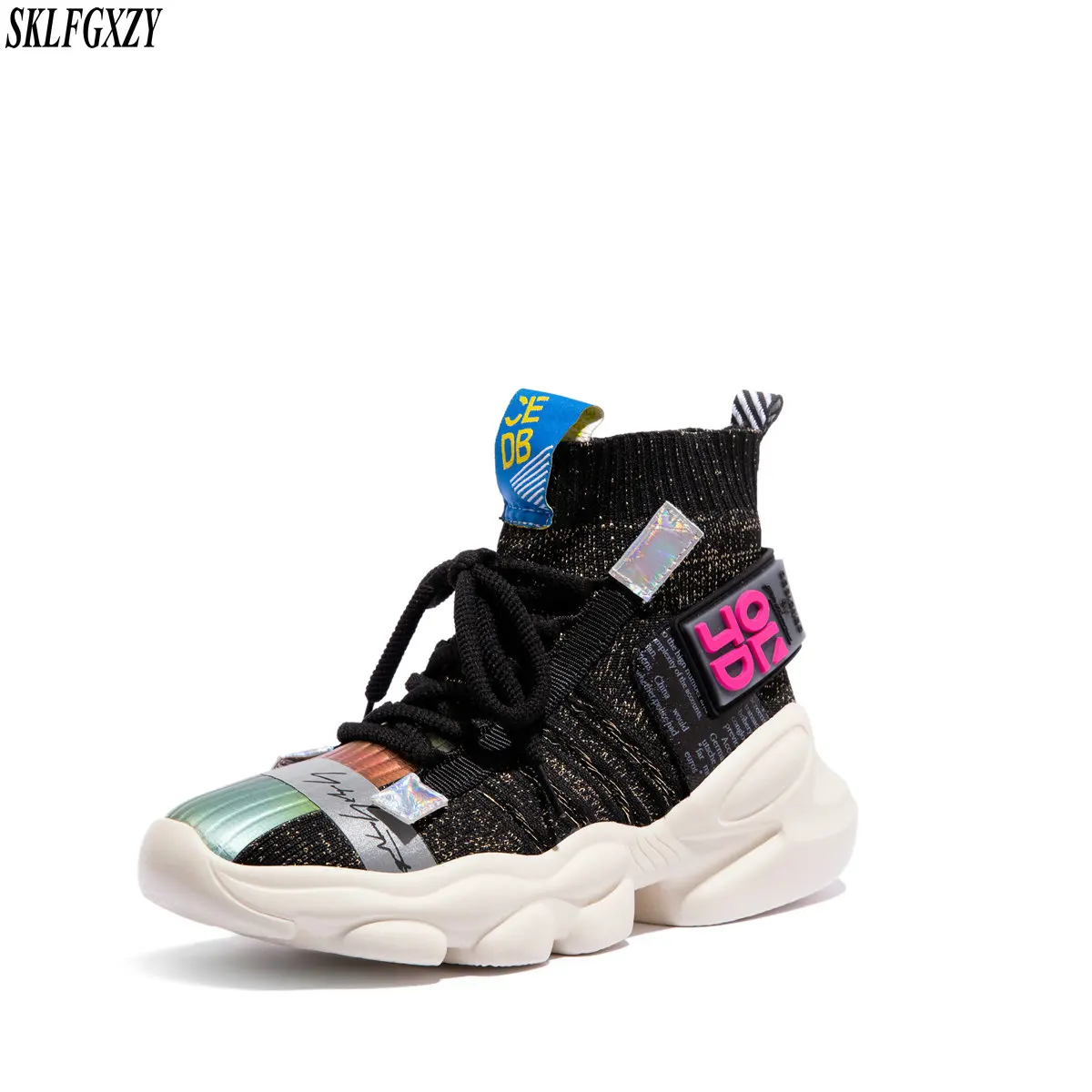 

SKLFGXZY New autumn style women's shoes boots, lace-up boots flat ankle boots fashion casual women's shoes size 35-42