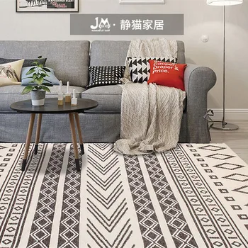 

Andra series Handmade Modern Bedroom Hotel Sofa Coffee Table Living Room 100% Wool Carpet