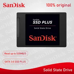 SanDisk – disque dur SSD PLUS de 240 pouces, avec capacité de 2.5 go, 480 go, 240 go, 120 go, 1 to, pour ordinateur portable 