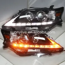 Течёт светодиодный поворотная головка лампы с проекционным объективом для Lexus RX270 RX350 RX450H NON AFS car 2012