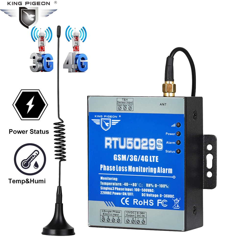 GSM 3G 4G LTE 3 фазный мониторинг потерь сигнализация сбоя питания значения поддержка