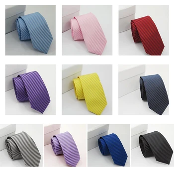 

Men's Fashion Ties Stripe Business Necktie Accessories Daily Wear Casual Cravat Wedding Party Gifts