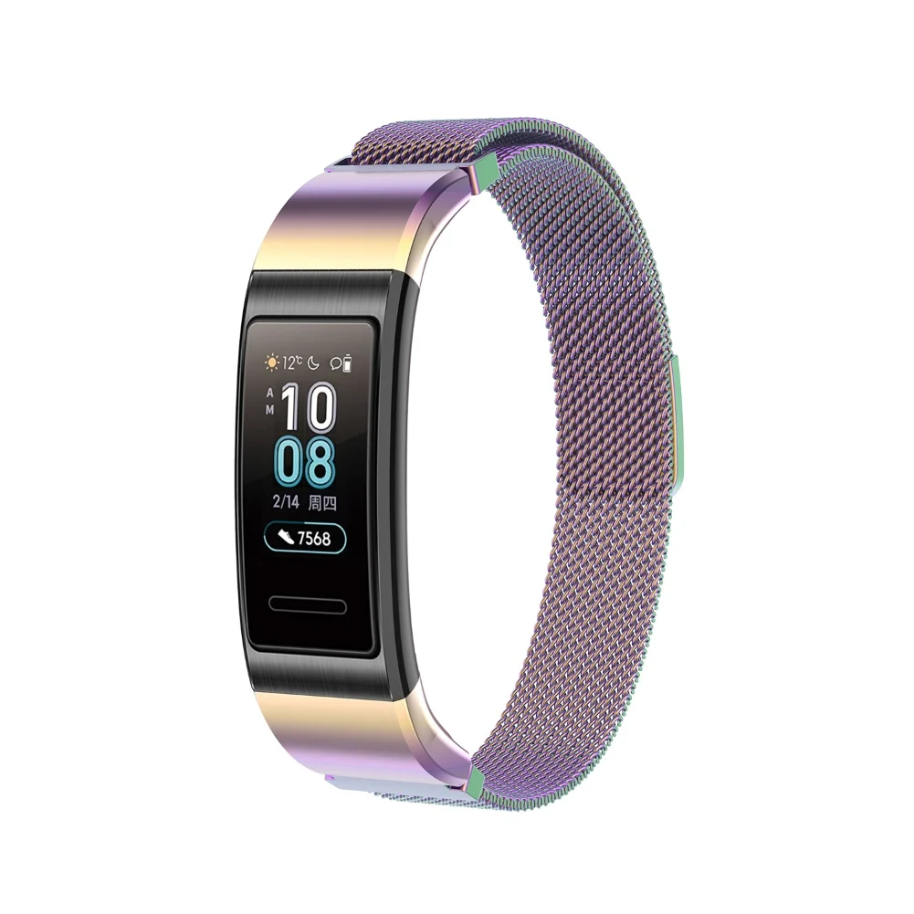 Сменный ремешок из нержавеющей стали для huawei Band 3 Pro TER-B09 TER-B29