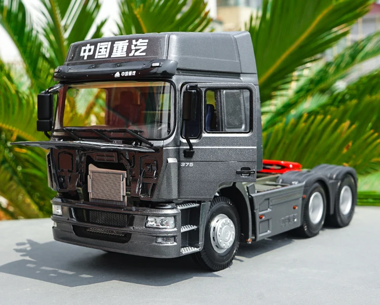 Оригинальный завод 1:24 литье под давлением Sinotruk Hoka H7 полуприцеп тракторный