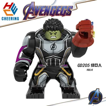 

GD205 Big Figures Building Blocks Hulk Avengers4 Endgame Model Bricks Super Heroes Sprider-Man Iron Man Dolls Toys For Children