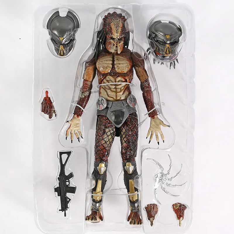 NECA The Predator Lab Escape скрывающийся Хищник конечная фигурка с подсветкой светодиодный маска