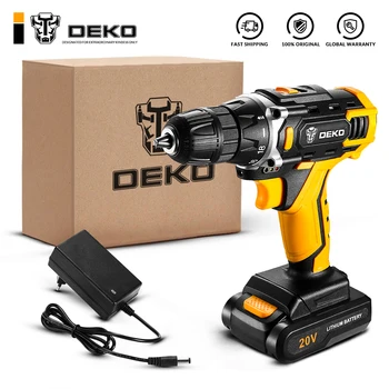 

DEKO Sharker 20V Wireless & Powerful Screwdriver Mini Wireless Power Driver DC Lithium-Ion Battery Last a Long Highly Recommend