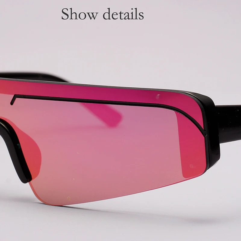 SHAUNA модные очки-половинки фиолетовые зеркальные солнцезащитные очки ретро маленькие кошачьи глаза отражающие оттенки мужские