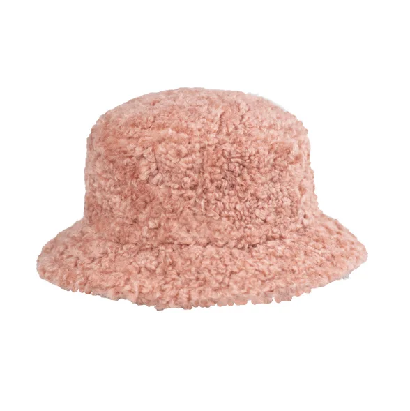 light pink Осенняя и зимняя новая женская шапка из овечьей шерсти, шапка в рыбацком стиле, модная теплая уличная женская шапка для холодной погоды - Цвет: light pink