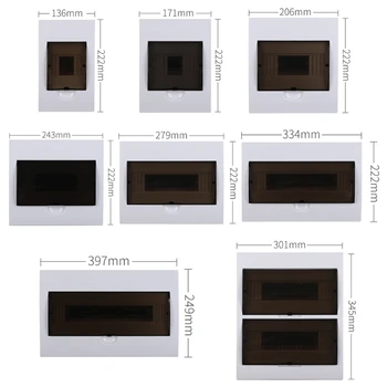 

4/6/8/10/12/15/18/24 Loop Moistureproof Dust-proof Home Hotel Distribution Box for Circuit Breaker Indoor Wall