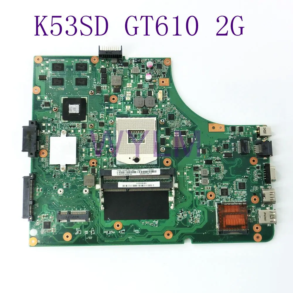K53SD GT610M 2 Гб N13M GE1 S A1 материнская плата версия 5 1 для ASUS A53S X53S Материнская ноутбука