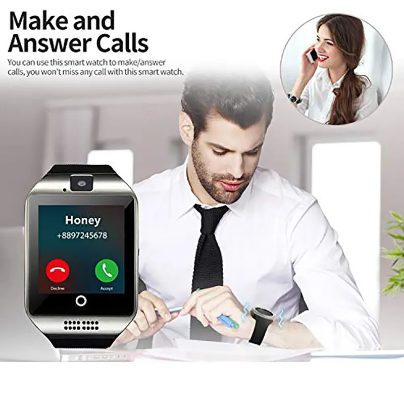  Bluetooth Smart Watch DZ09 Phone With Camera Sim TF Card Android SmartWatch Phone Call Bracelet Wat - 32958908591