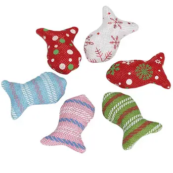 

6Pcs Simulation Fish Cat Toys Cat Chewing Molar Toys Cat Fish Entertaining Training Toys Pet Interactive Toys