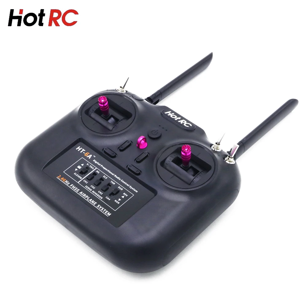 Hotrc HT 6A 2 4G 6CH RC передатчик FHSS и приемник для FPV дрона/радиоуправляемого