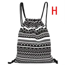 Унисекс Ретро Геометрическая Сумка на шнурке с рисунком сумка Изысканная для девочек оригинальная Портативная сумка на шнурке Элегантная Дамская мода# X2