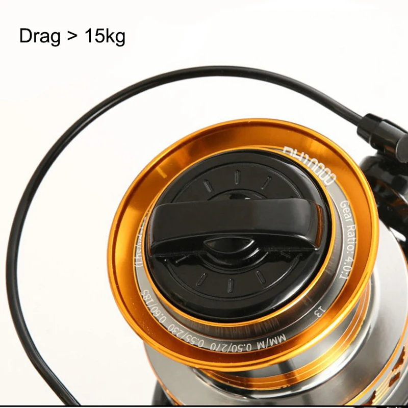 YUYU Sea Fishing Reel Spinning carp fishing Metal Spool 13BB reel Catfish fish spinning reel Surfcasting reel Fishing Reel YUYU Sea Fishing Reel Spinning carp fishing Metal Spool 13BB reel Catfish fish spinning reel Surfcasting reel Fishing Reel