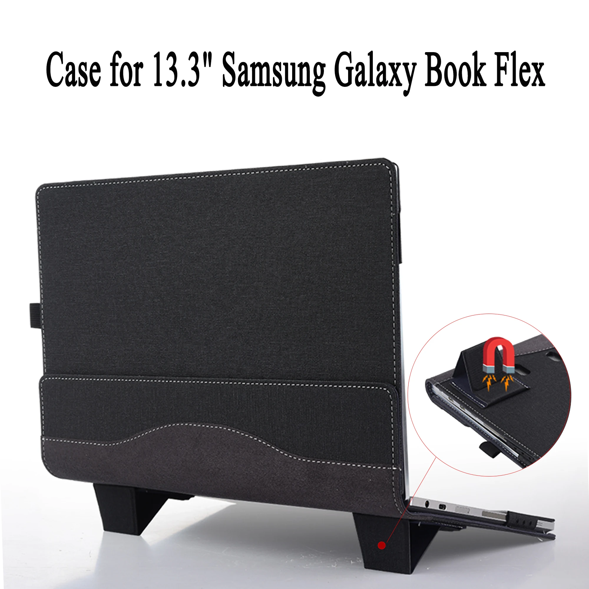 Capa Manga para Samsung Galaxy Book Flex 13.3 Capa de Couro pu para Livro Portátil de Celular Samsung Galaxy Book 13.3 849930qcg Samsung Galaxy Chromebook 13