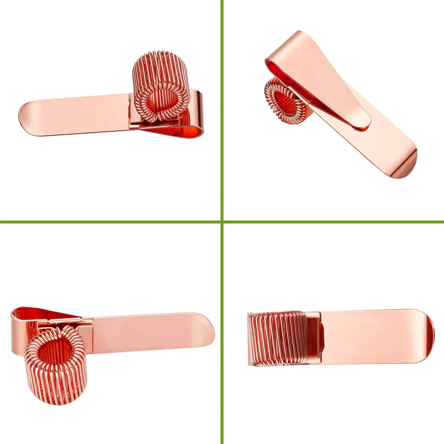 Stainless Pen Holder Clip for Notebook and Clipboard with Spring Fits Almost All Pen Size Use in Home Office Kitchen Car pen accessories