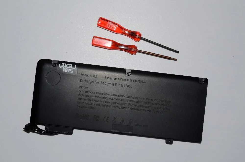 JIGU Brand New Genuine A1322 A1278 Battery For APPLE MacBook Pro 1" MB991J/A MB991LL/A MB990J/A Laptop