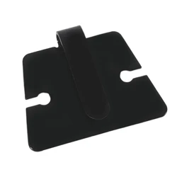 Universal Radio Microphone Mic Hanger Holder Mount with Adhesive Back Connection for HM133 HM133V HM98S HM118TN Hanging