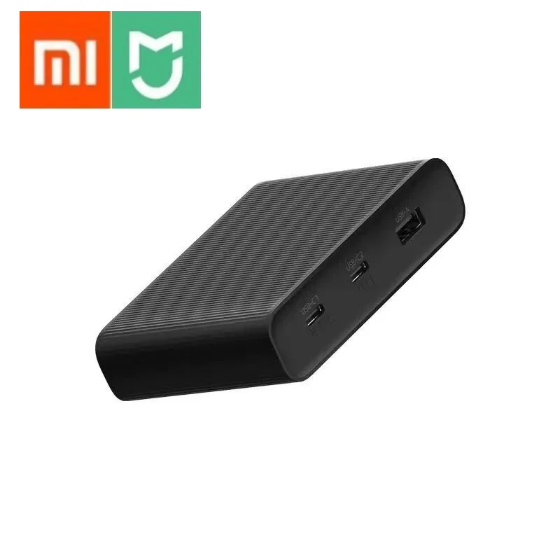 Оригинальное настольное зарядное устройство Xiaomi ZMI 65 Вт PD3.0 с 3 портами USB 2C1A для