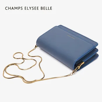 

2020 New Style Chain Square Sling Bag Crossbody Bag Customizable PU Handbag