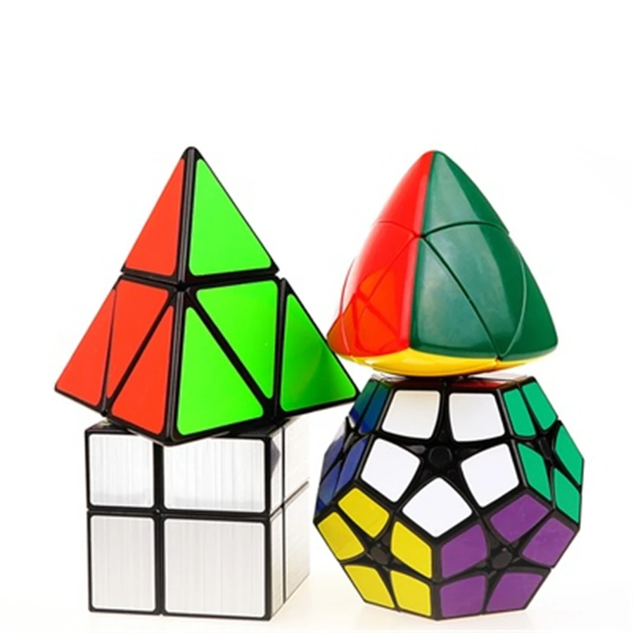 Pyramid Magic Cube Puzzle 2 Hand Toy Gifts Speed Square Mini Puzzles Cubo Magico Piramide DD60MF | Игрушки и хобби
