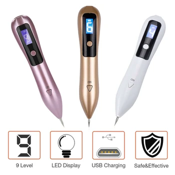 

LCD Plasma Pen LED Lighting Laser Tattoo Mole Removal Machine Face Care Skin Tag Removal Freckle Wart Dark Spot Remover