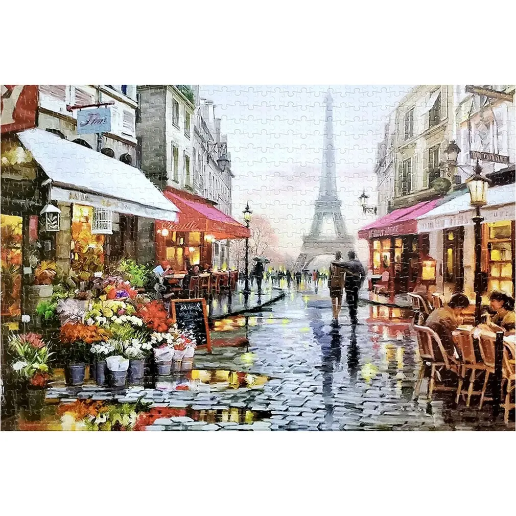 2020 DIY 1000 Pieces Jigsaw Puzzle Educational Games Toys Assembling Picture Landscape Puzzles For Adults Kids Gifts | Игрушки и хобби