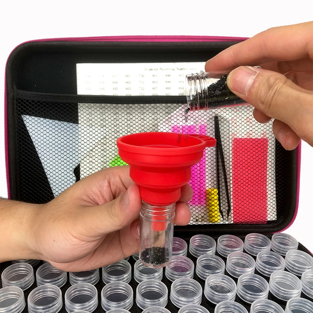 Diamond Painting Accessory Box Diamond Painting tools Storage Box Bead Mosaic Storage Container Bag