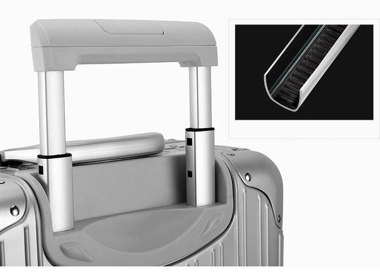 2" 24" 2" 29" дюймов Алюминиевый классический прокатный багаж чемодан для путешествия алюминиевый Прядильщик бренд ретро тележка Сумка на колесах