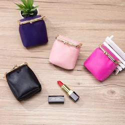 High Quality Delicate Versatile Lady Daily Fashion Multi-Function Sheep Skin Lipstick Bag Stylish Coin Purse