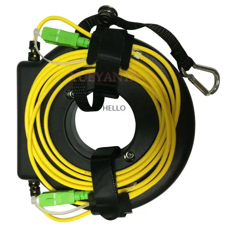 

300M Mini OTDR Launch Cable Box Fiber Ring SC APC-SC APC SM G652D