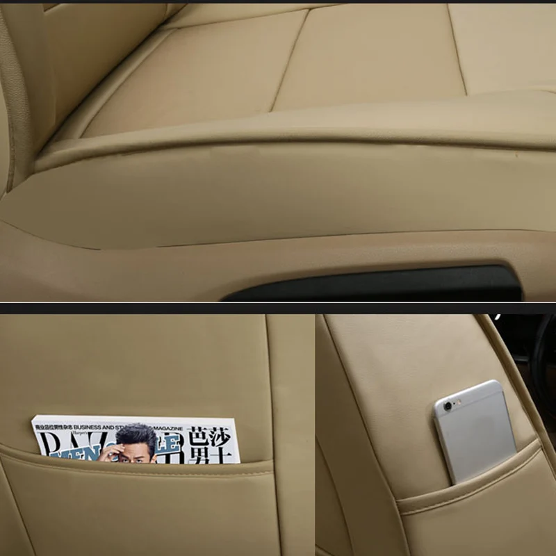 Чехлы из воловьей кожи AUSFTORER для автомобильных сидений Infiniti M35 M37 Набор чехлов
