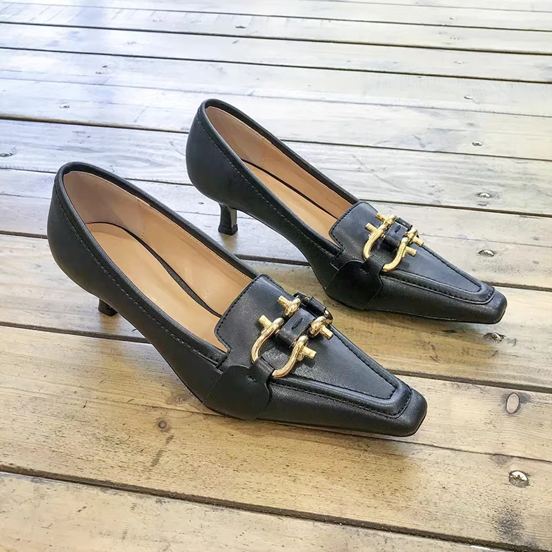 

Chaussures femme high heel shoes women's pumps fashion metal decoration office ladies shoes women's pumps zapatos mujer