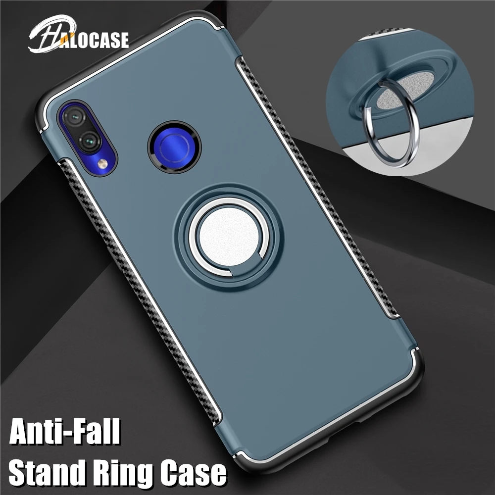 Impact Armor Case For Xiaomi Redmi Note 8 7 Pro 5 6 5A 4X 4A Anti Shock Metal Magnet Ring Cover Note8 Note7 | Мобильные телефоны и
