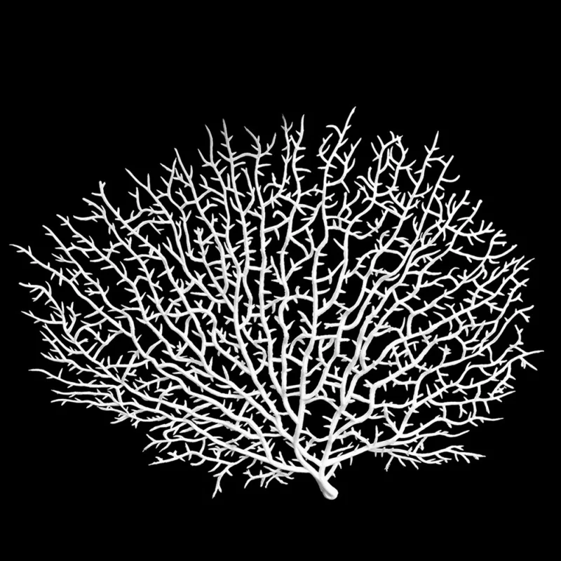 Моделирование украшения веточки кораллов завод пластиковые павлиньи дерева море дерево высушенная ветка искусственные украшения