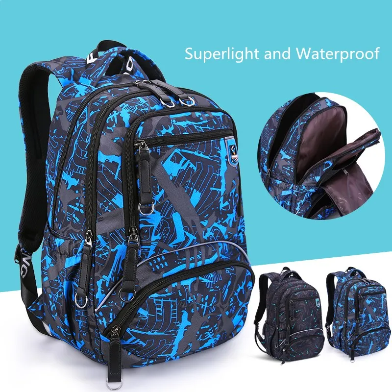 Fengdong high school backpack College Student school backpack big School Bags for Teenage boys Casual Sports backpack Rucksack 5