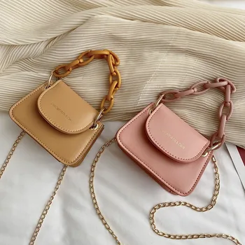 

Acrylic chain bag female 2020 Korean version mini lipstick bag wild messenger small fresh messenger bag