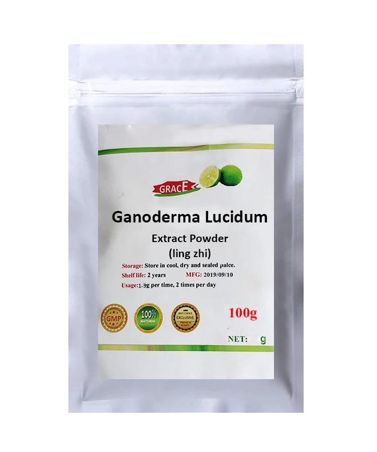 50-1000 г, Ganoderma lucidon, lingzhi, reishi, Ganoderma lucidon, экстракт порошка, улучшает антибактериальную активность и телосложение