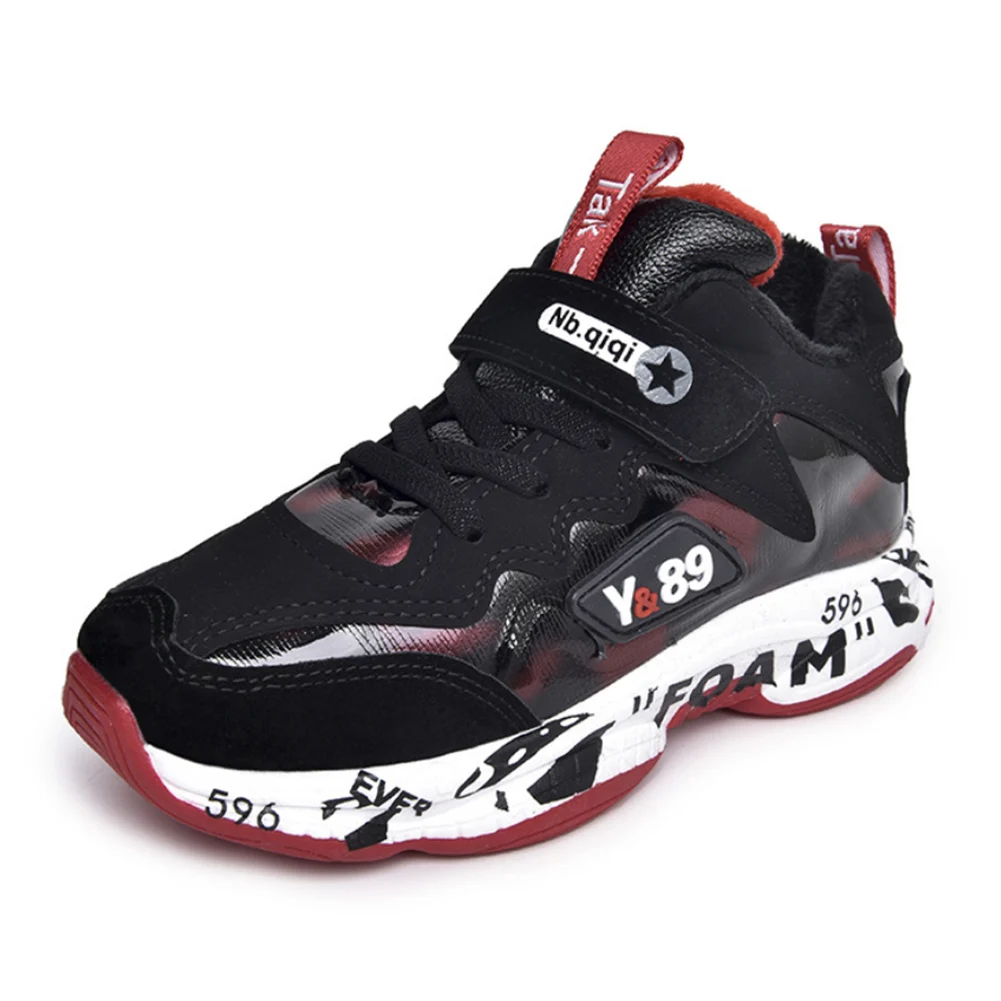 Kids Shoes Boys Running Sneakers Children Sports Shoes Non-slip Soled Winter Warm Shoes Kids Fashion Shoes