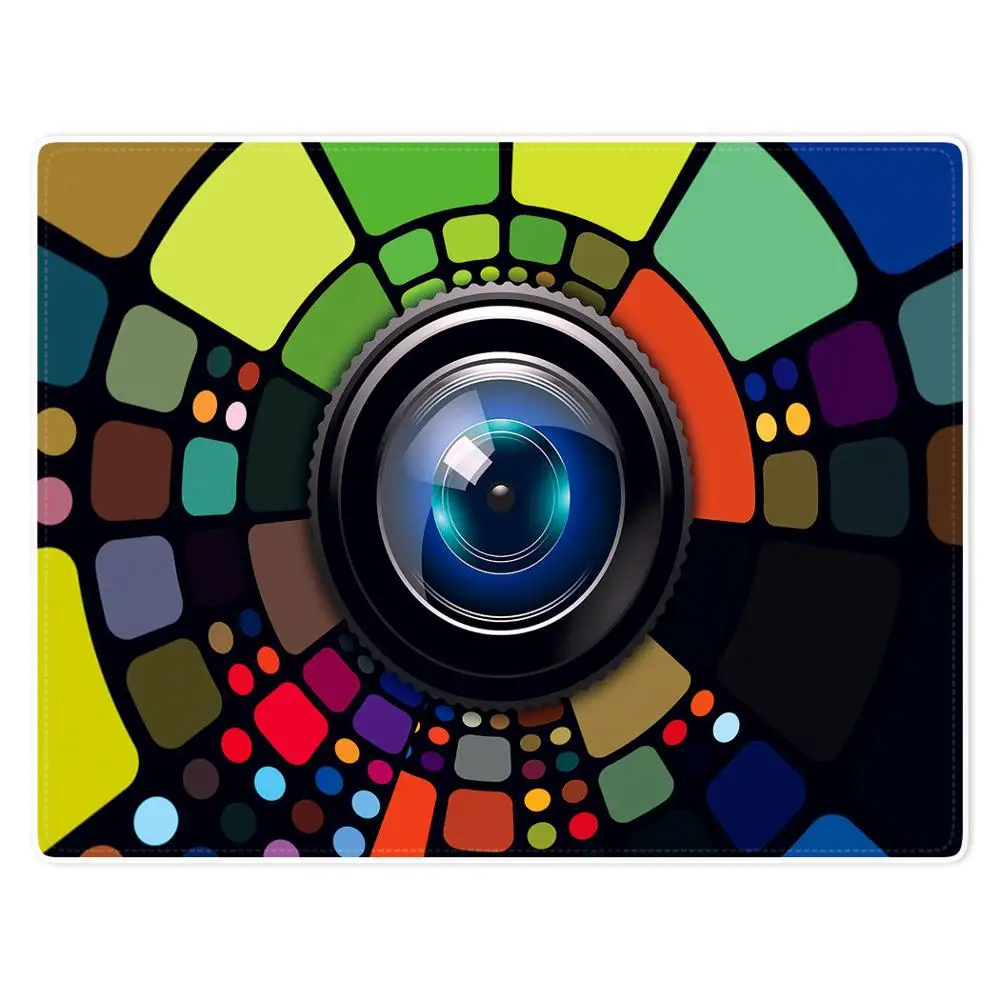 

HommomH Blanket Comfort Warmth Soft Plush Throw Camera Lens Colorful Mosaic Square Colorful