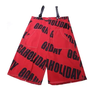 

Red White Women Leather Wide Leg Pants 2020 Women Belt Overalls With Sequin Female Casual Loose Pants