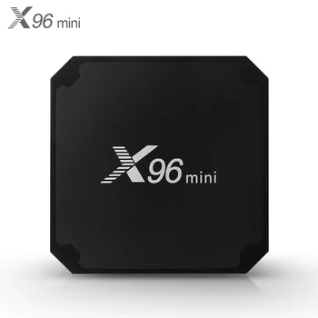Android TV Box X96 Mini Amlogic S905W Smart TV Box Android9.0 Quad-Core H.265 Android Set-top Box X96Mini Box 4K 100M 1/8G 2/16G mecool ki pro smart android tv box quad core cortex a53 2g 16g android 7 1 bluetooth 4 1 5g wifi 4k 1000m lan portable tv box