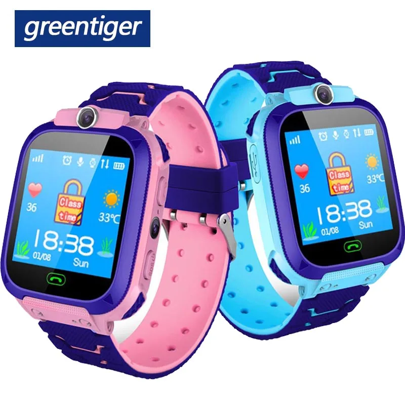 

Greentiger Children Smart Watch SOS Safe Camera Flashlight Positioning Kids Smart Watch touch screen Positioning Monitoring