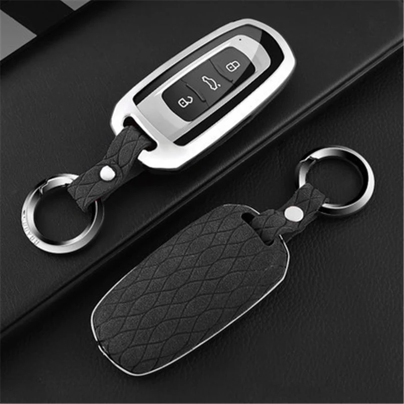 Замшевый кожаный чехол для ключей Geely атлас Boyue NL3 Emgrand X7 SUV GT GC9 borui EC7 EC718EC715 Global Hawk GX7