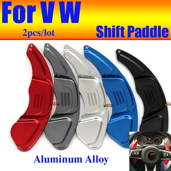 

2pcs/lot Car Extension Shifter Accessory Aluminum Alloy Shift Paddle Fit for VW GOLF 7 SCIROCCO GLI LAMANDO 2.0T POLO VARIANT