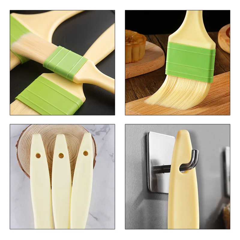 Baking Brush BBQ Oil Brush Plastic Barbecue Bread Bristle Cooking Utensils Camping Gadgets Cake Tools Household