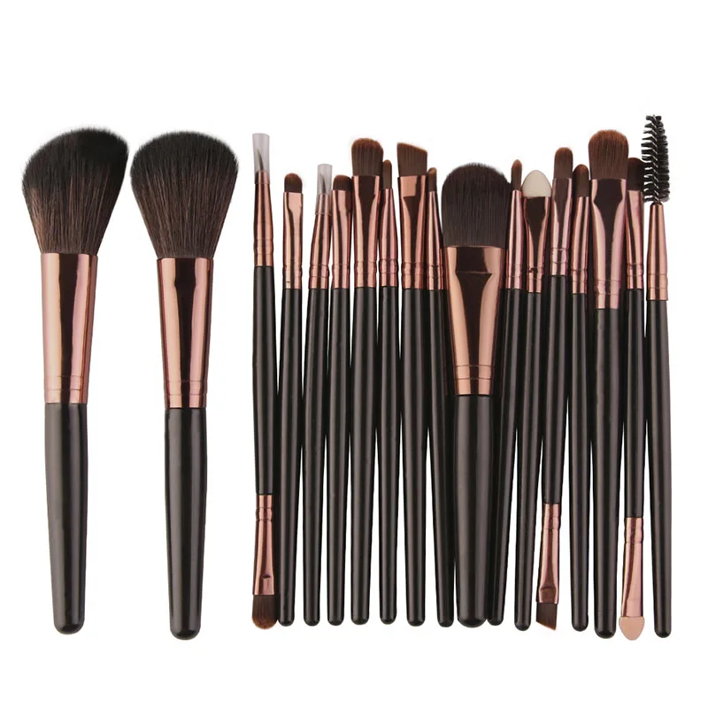 

Cosmetic Powder Eye Shadow Foundation Blush Tool Set 6/15/18Pcs Blending Beauty Make Up Brush Makeup Brushes