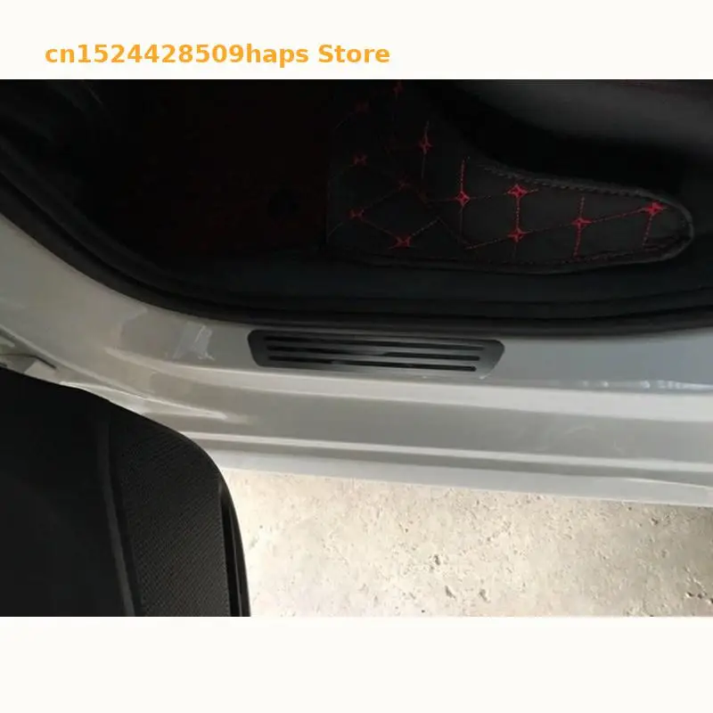 Авто порог Накладка декоративная защита Добро пожаловать наклейки на педаль протектор для Volkswagen VW POLO 2011- автомобиль Стайлинг Аксессуары